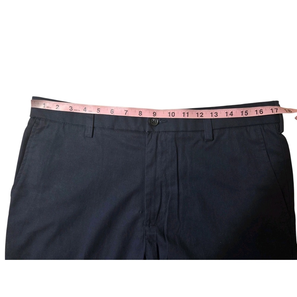 Croft & Barrow Easy Kahki Men's Navy Blue Straight Classic 34x28.5 NWT - Picture 3 of 7